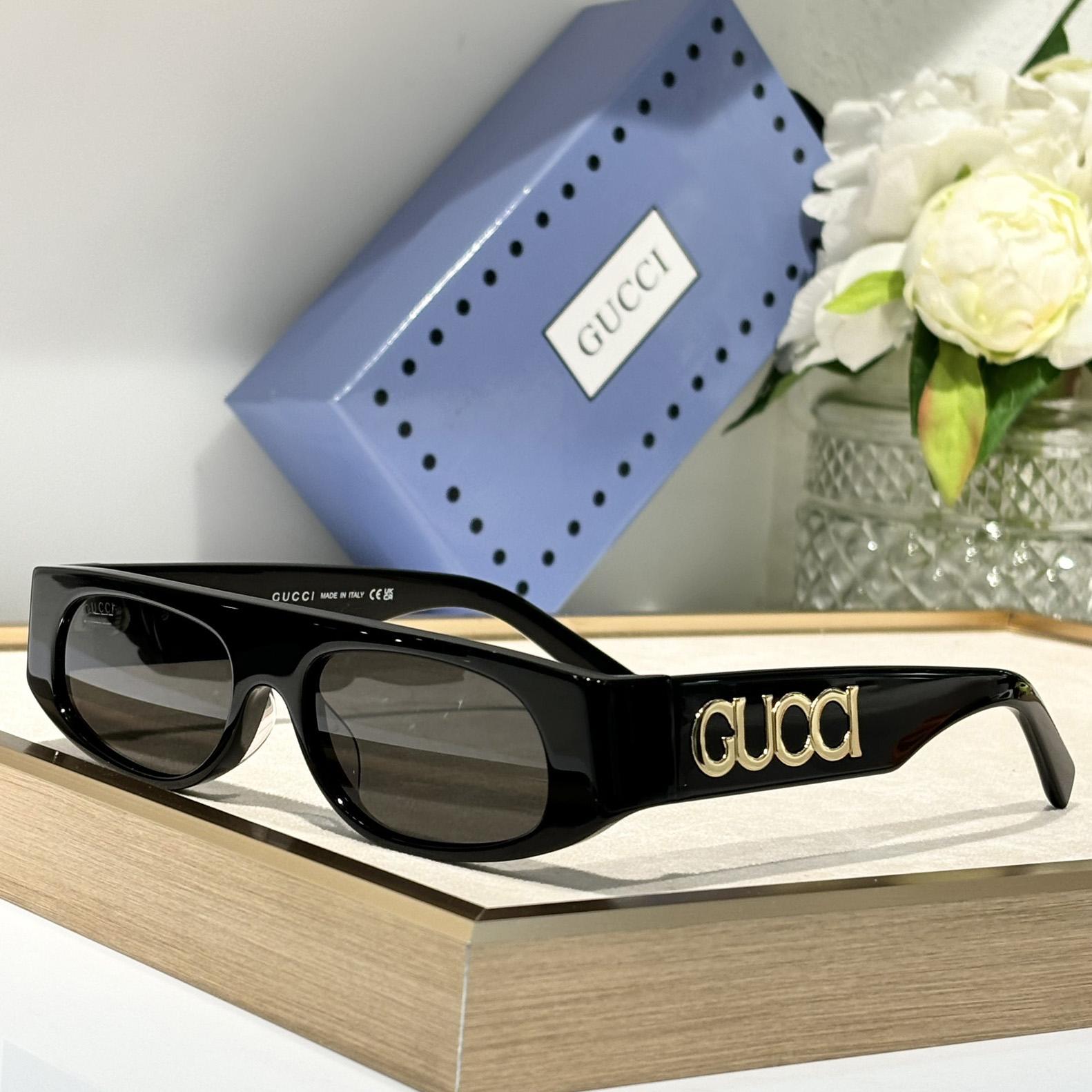Gucci Geometric Shaped Frame Sunglasses   GG1771S - FashionPlug