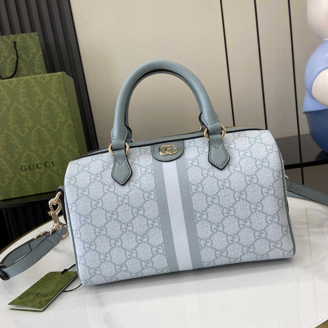 Gucci Ophidia GG Small Top Handle Bag - FashionPlug