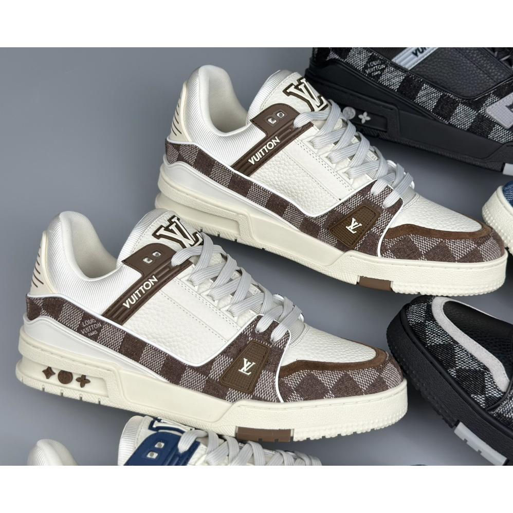 Louis Vuitton LV Trainer Sneaker   - FashionPlug