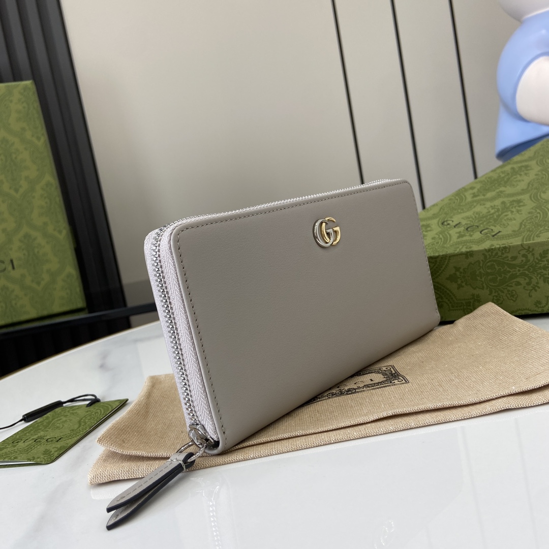 Gucci GG Marmont Zip-around Wallet - FashionPlug