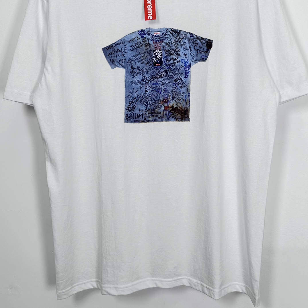 Supreme First Tee - White - FashionPlug