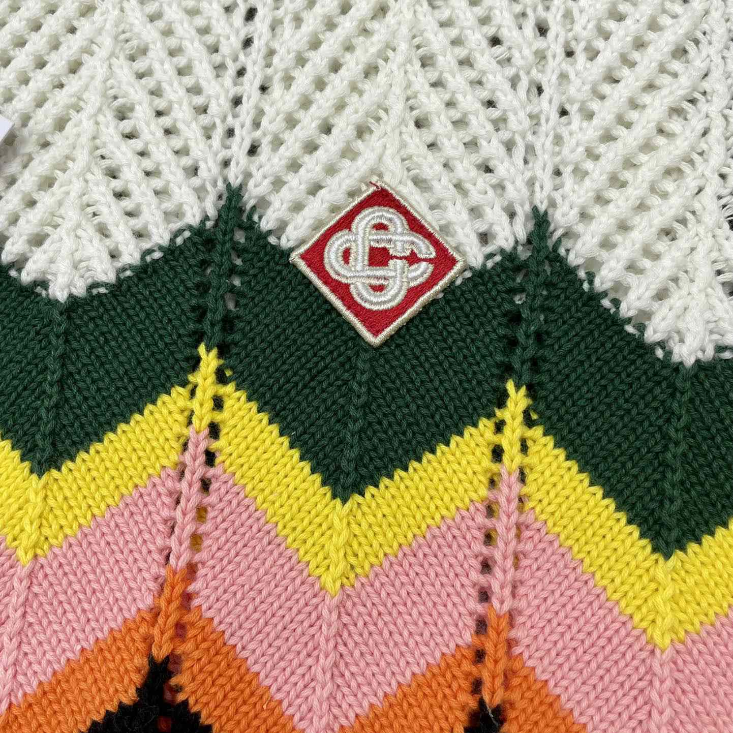 Casablanca Chevron Lace Vest   D0047 - FashionPlug