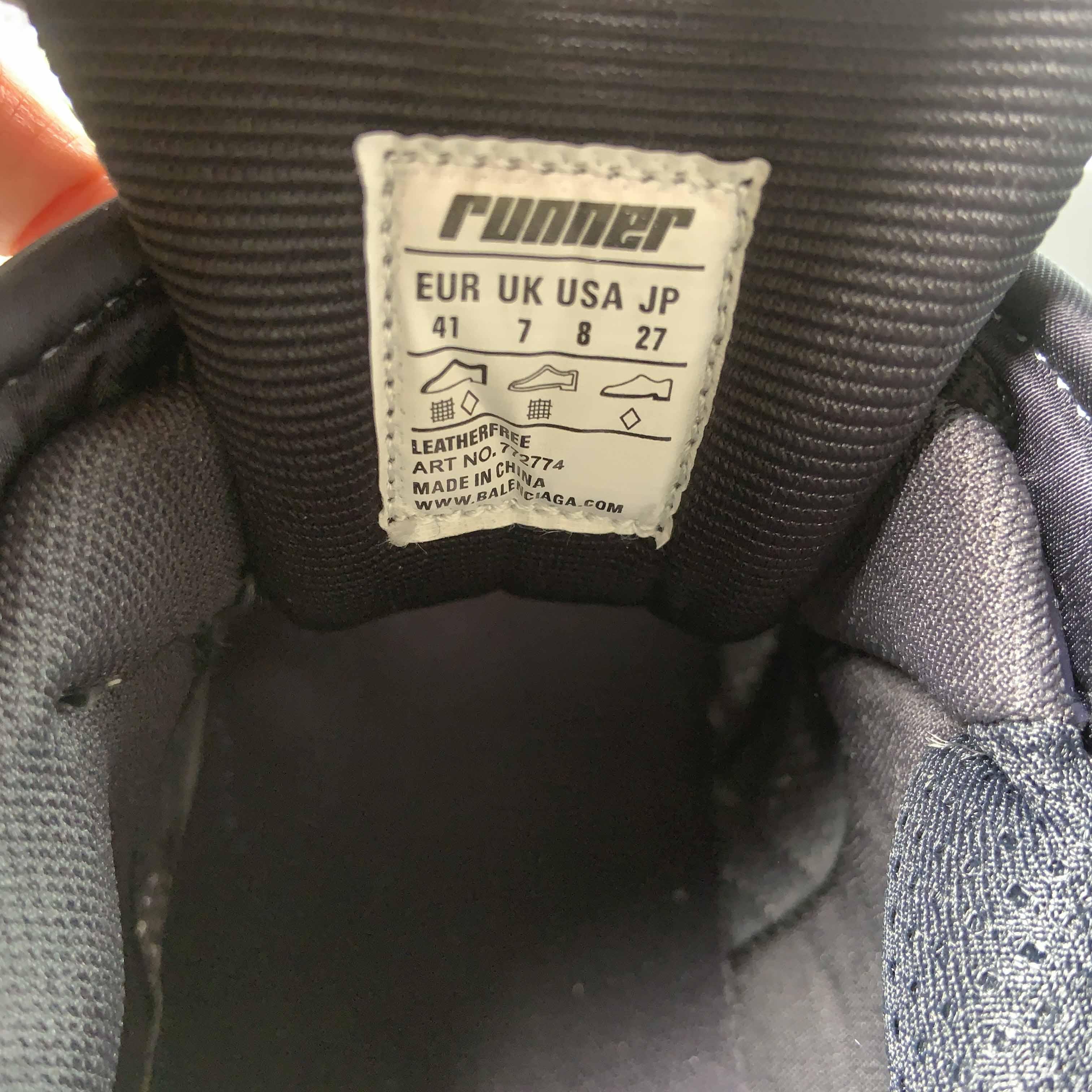 Balenciaga Runner Sneaker In Grey/Yellow And White - FashionPlug