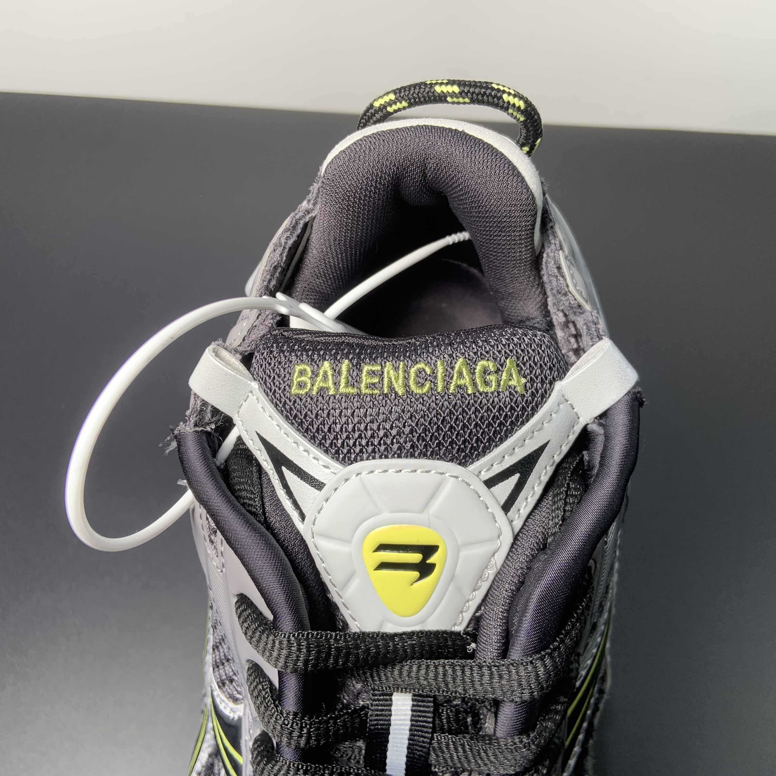 Balenciaga Runner Sneaker In Grey/Yellow And White - FashionPlug