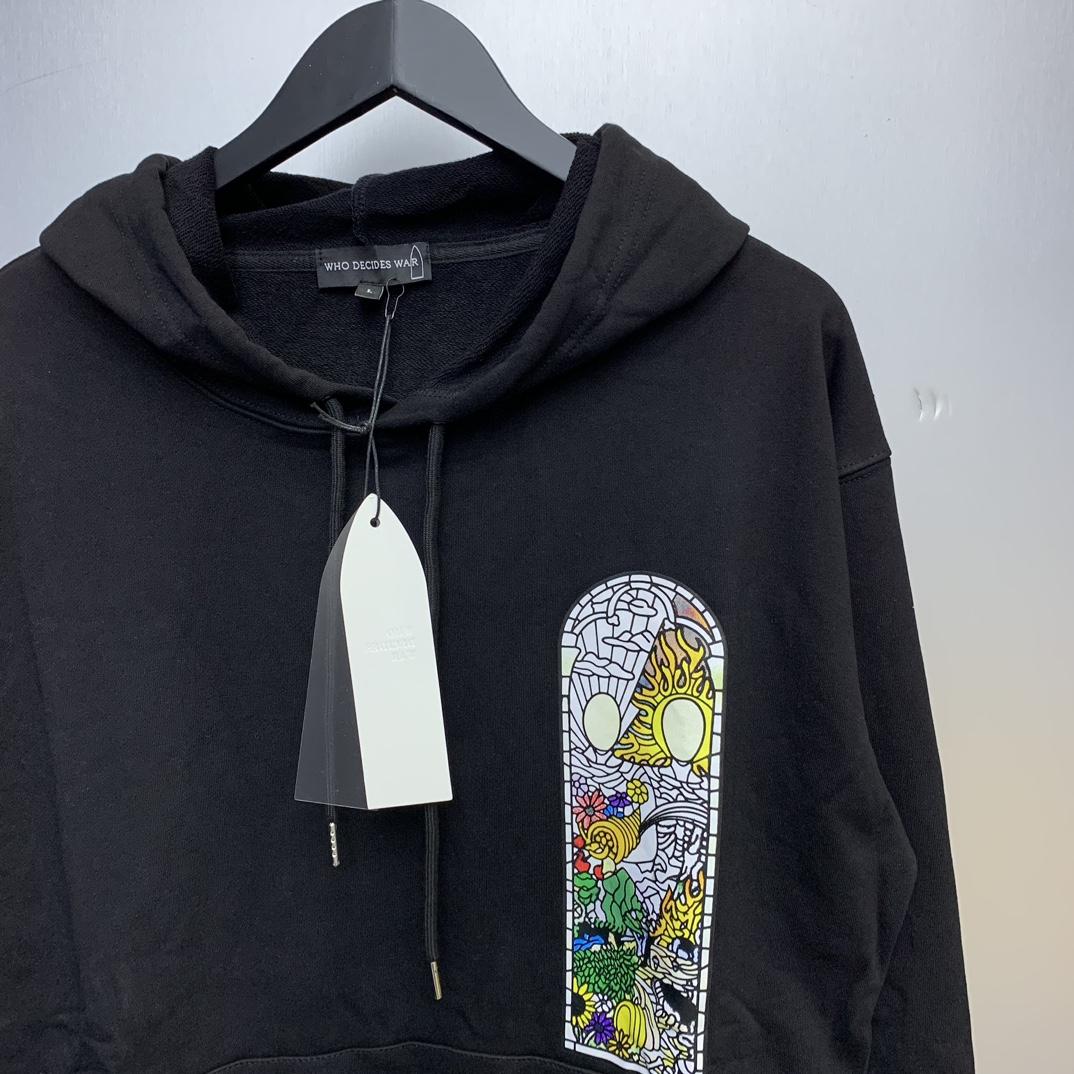 Who Decides War Stained Glass Hoodie - FashionPlug