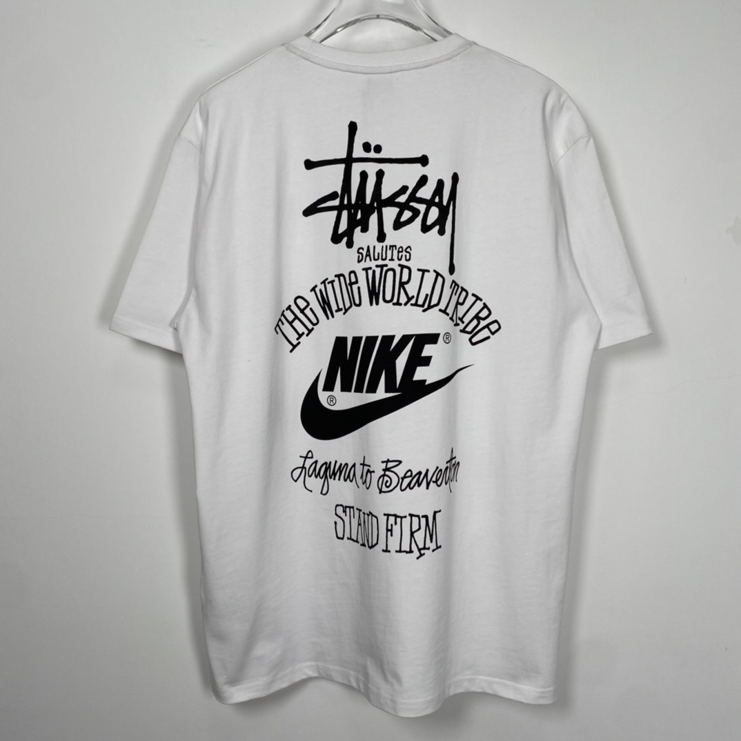 Nike x Stussy The Wide World Tribe T-Shirt - FashionPlug