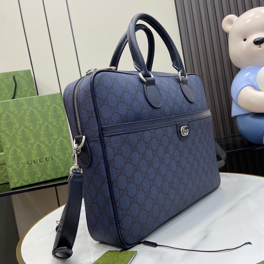 Gucci Ophidia Medium GG Briefcase  - FashionPlug