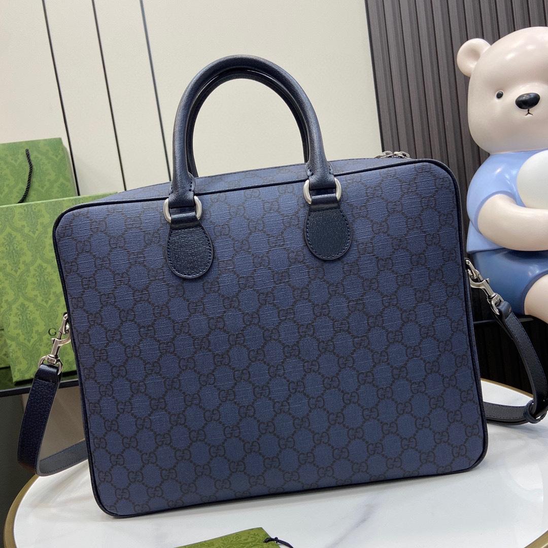 Gucci Ophidia Medium GG Briefcase  - FashionPlug