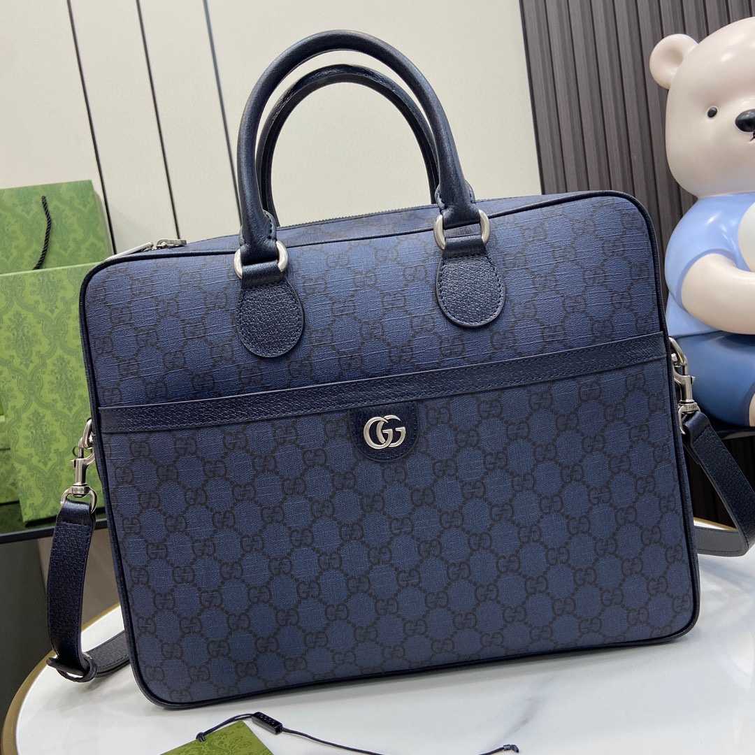 Gucci Ophidia Medium GG Briefcase  - FashionPlug