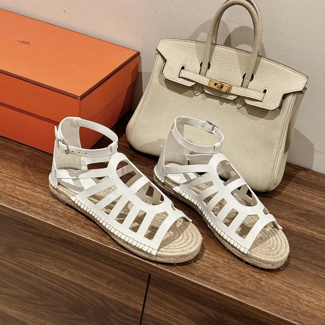 Hermes Costanza Espadrille - FashionPlug