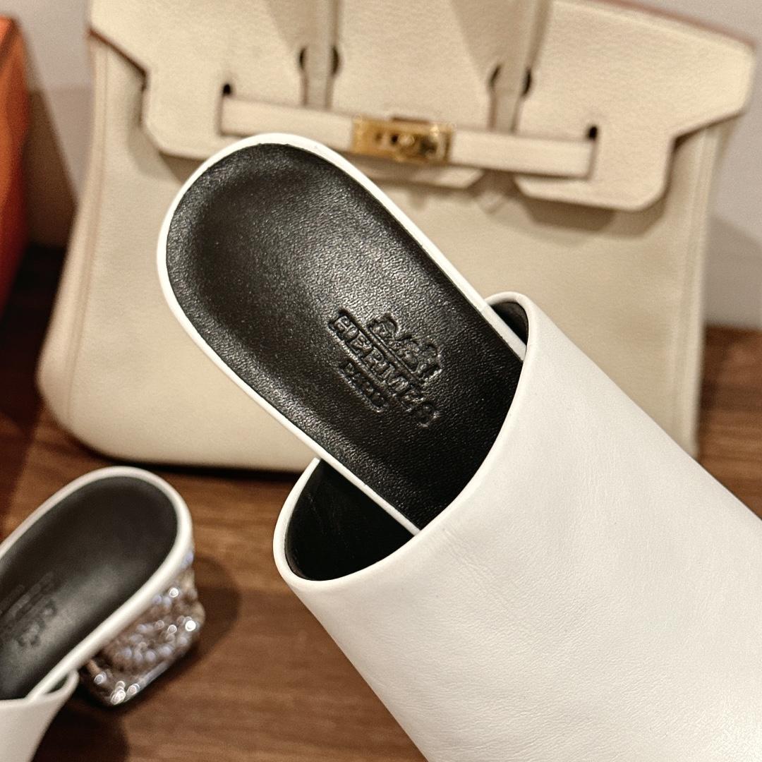 Hermes Glossy 60 Sandal - FashionPlug