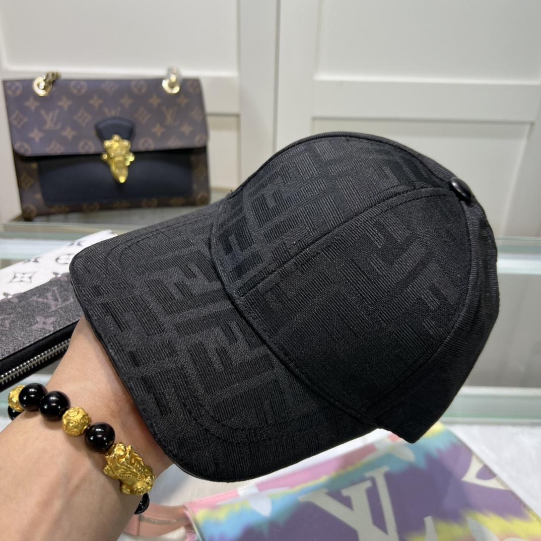 Fendi FF  Logo Baseball Cap - FashionPlug
