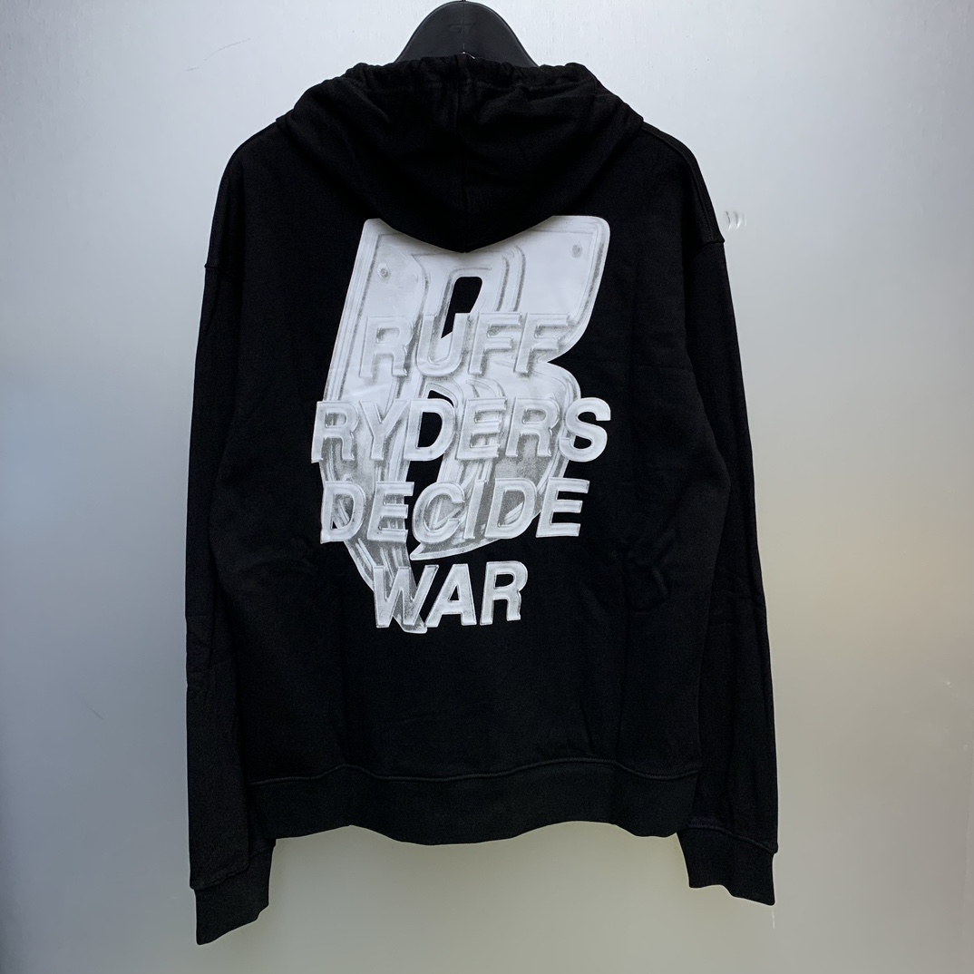 Who Decides War Ruff Ryder Hooded Sweatshirt - FashionPlug