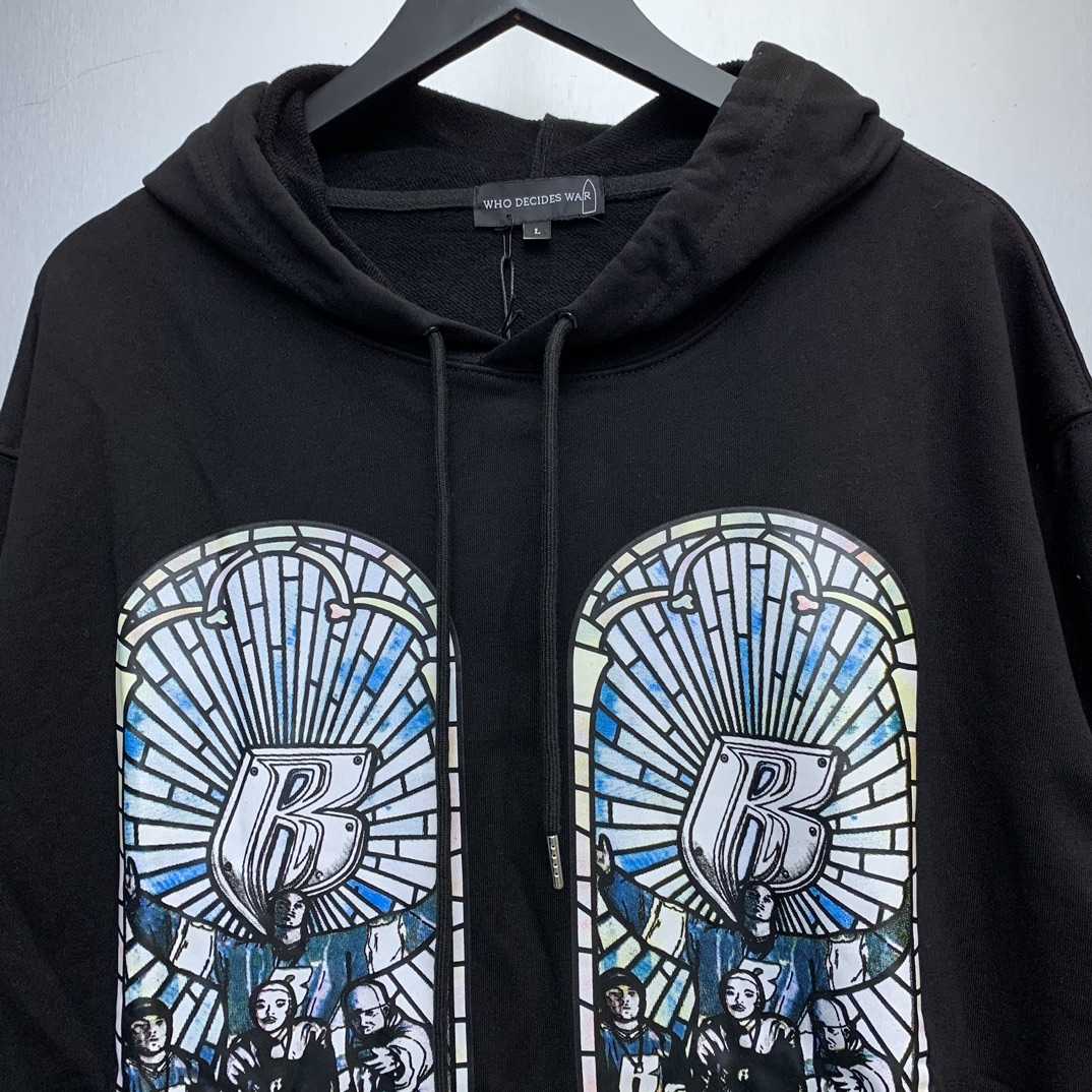 Who Decides War Ruff Ryder Hooded Sweatshirt - FashionPlug