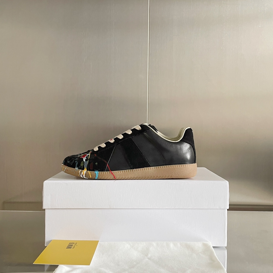 Maison Margiela Paint Replica low-top sneakers - FashionPlug
