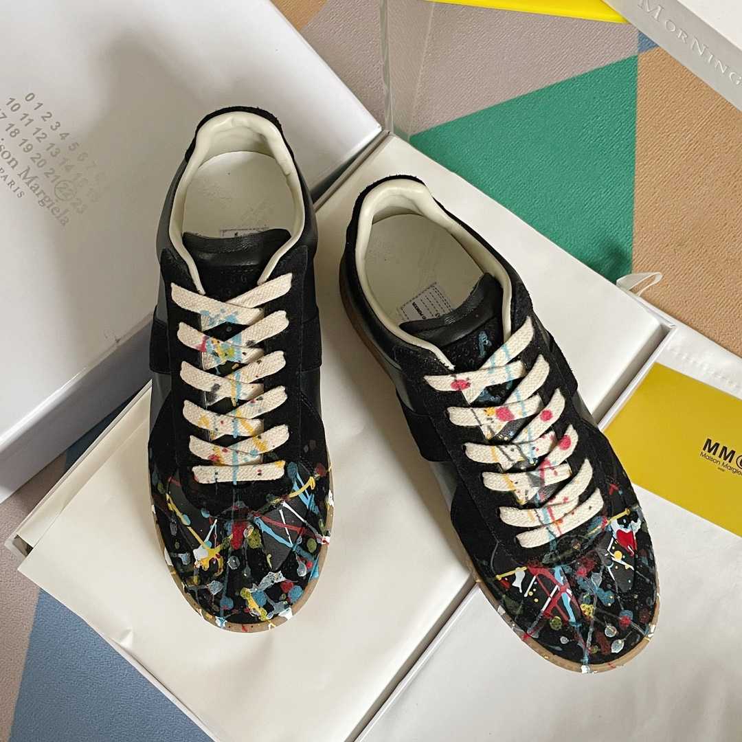 Maison Margiela Paint Replica low-top sneakers - FashionPlug