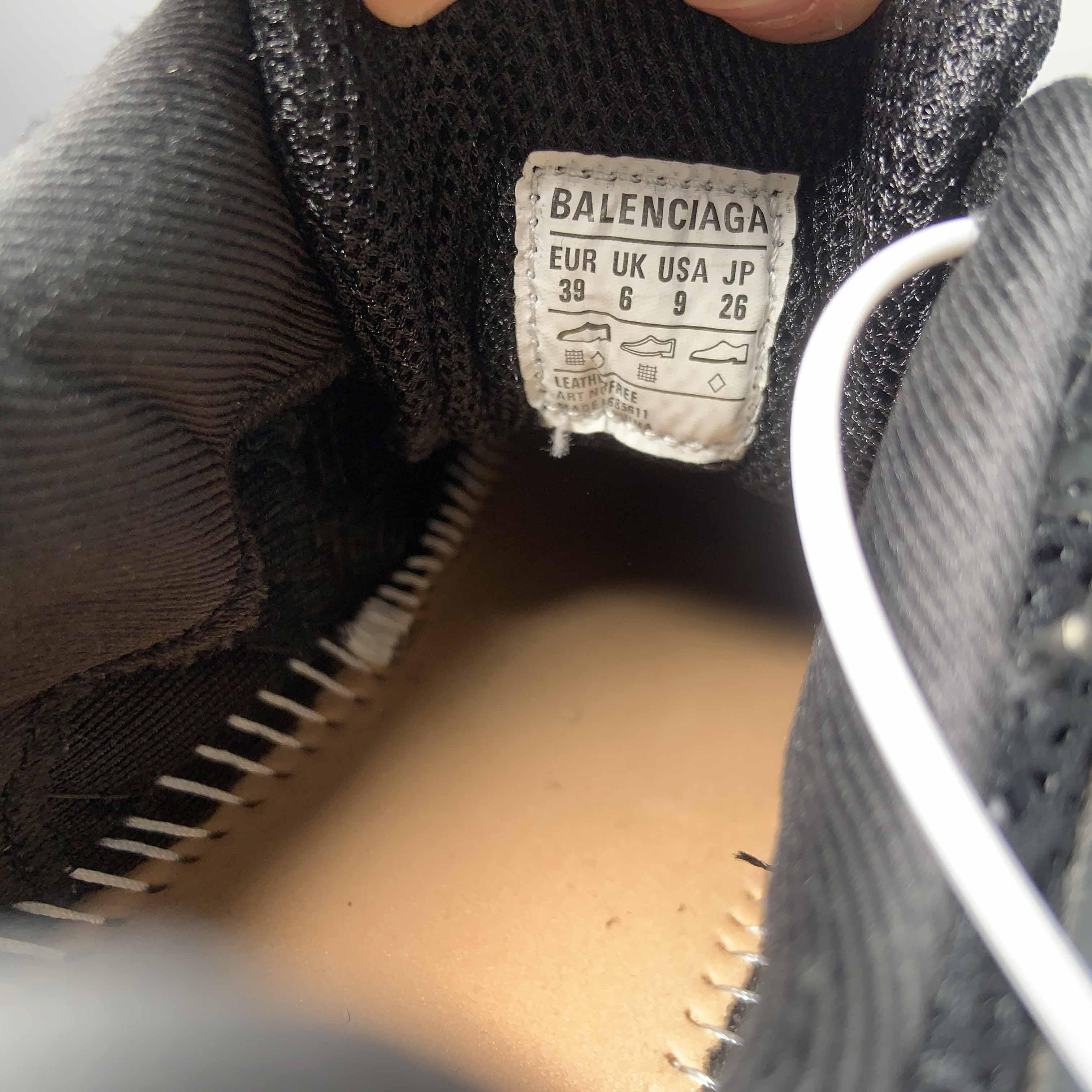 Balenciaga Bouncer Screw Sneaker With Piercings In Black - FashionPlug
