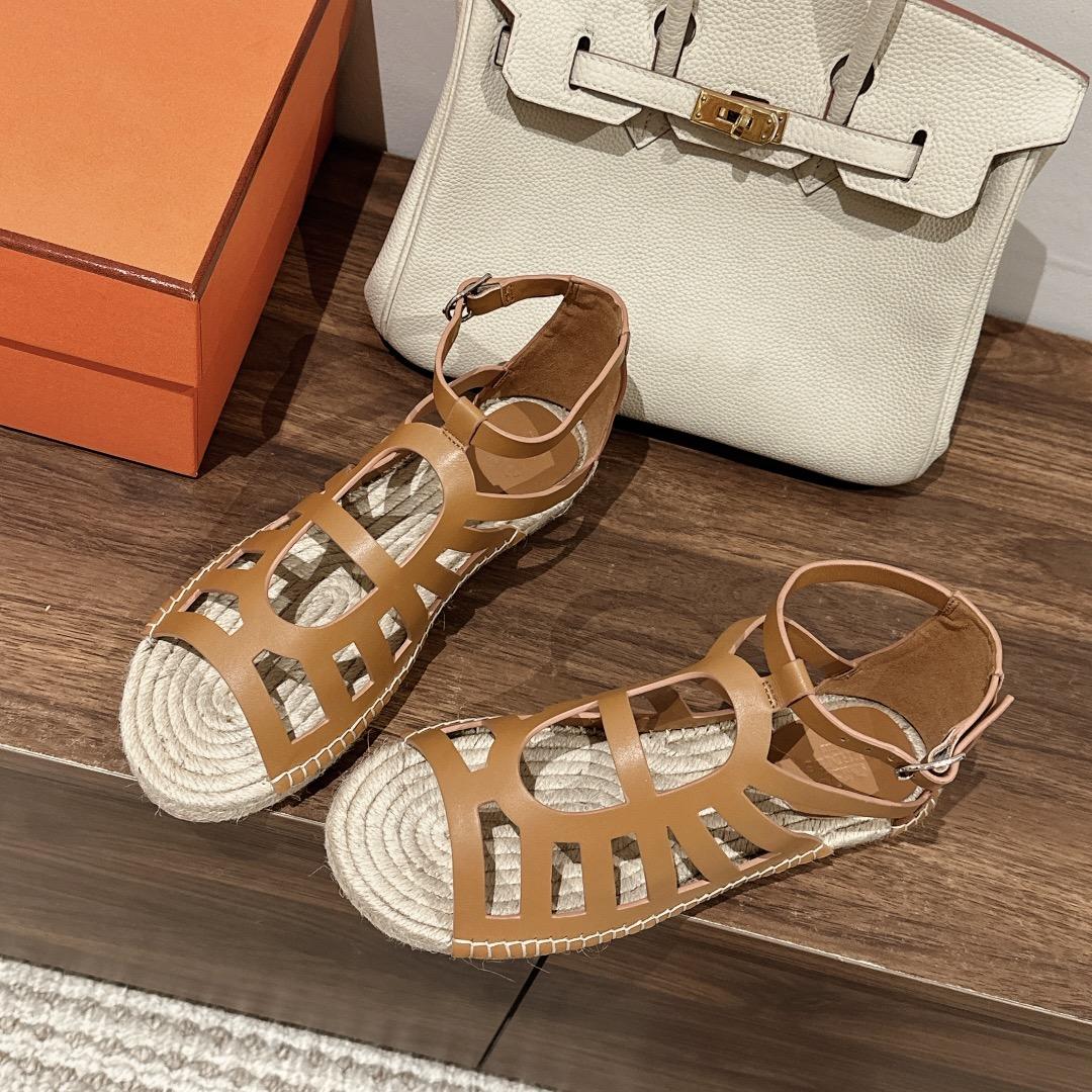 Hermes Costanza Espadrille - FashionPlug