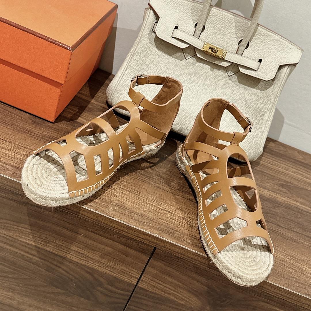 Hermes Costanza Espadrille - FashionPlug