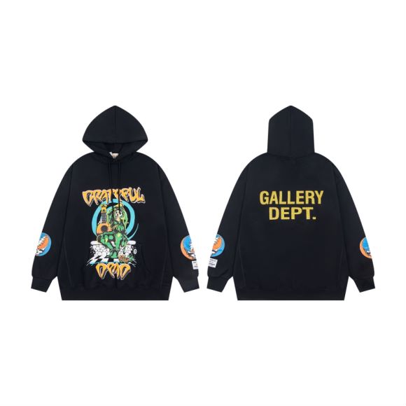 Gallery Dept . Grateful Dead Hoodie - FashionPlug