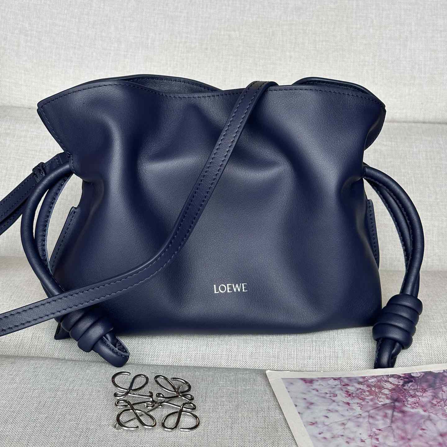 Loewe Mini Flamenco Clutch In Nappa Calfskin - FashionPlug