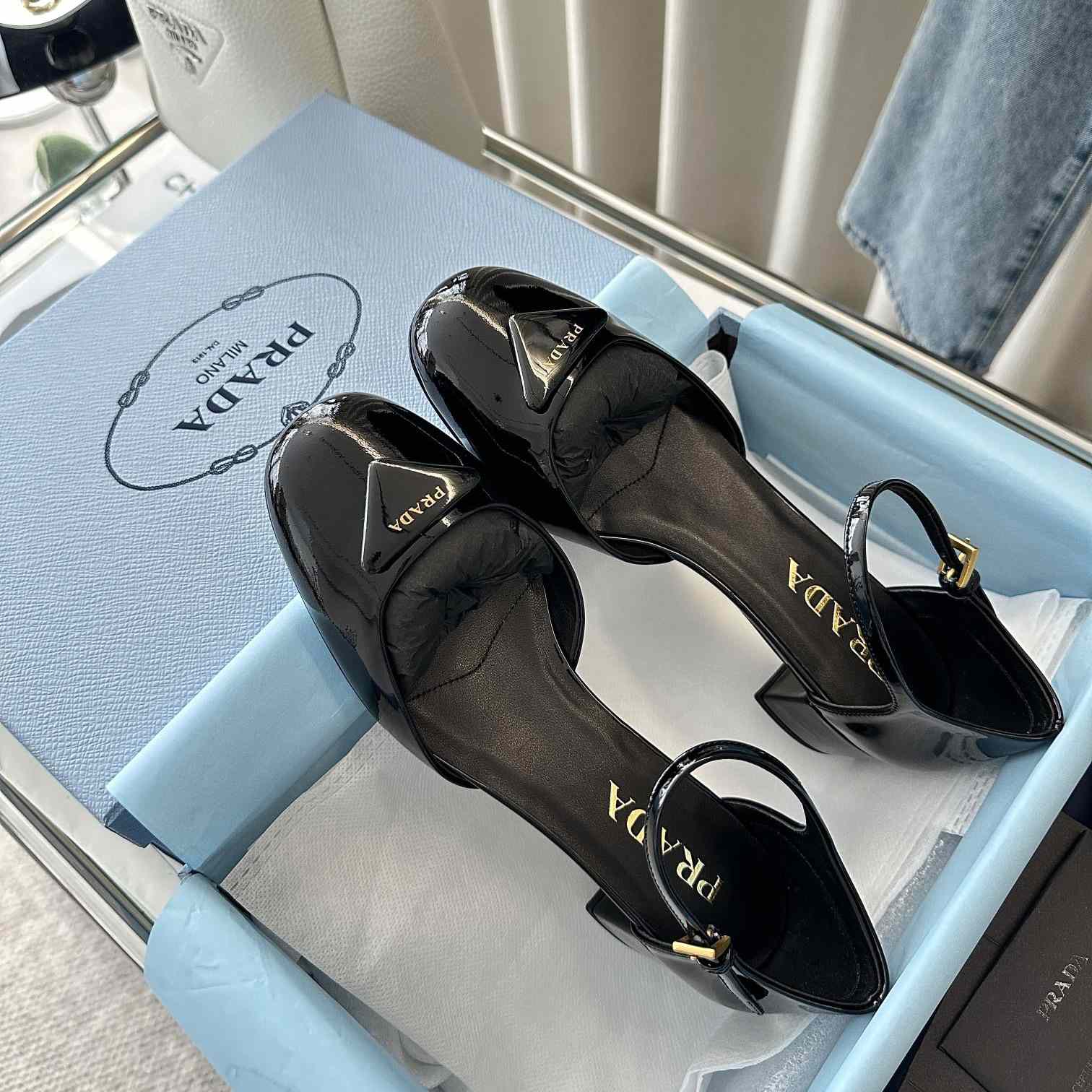 Prada Patent Leather Pumps - FashionPlug