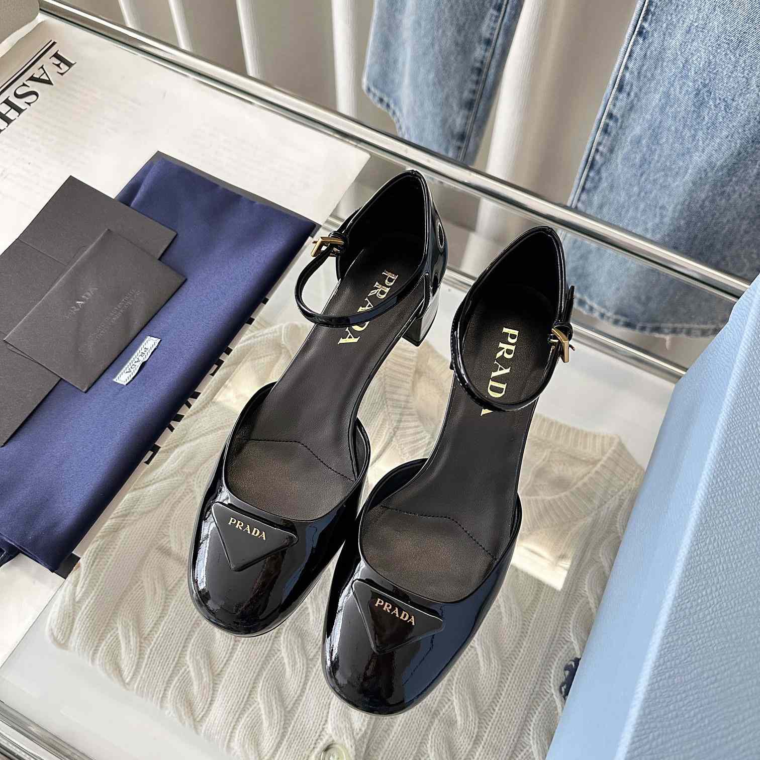 Prada Patent Leather Pumps - FashionPlug