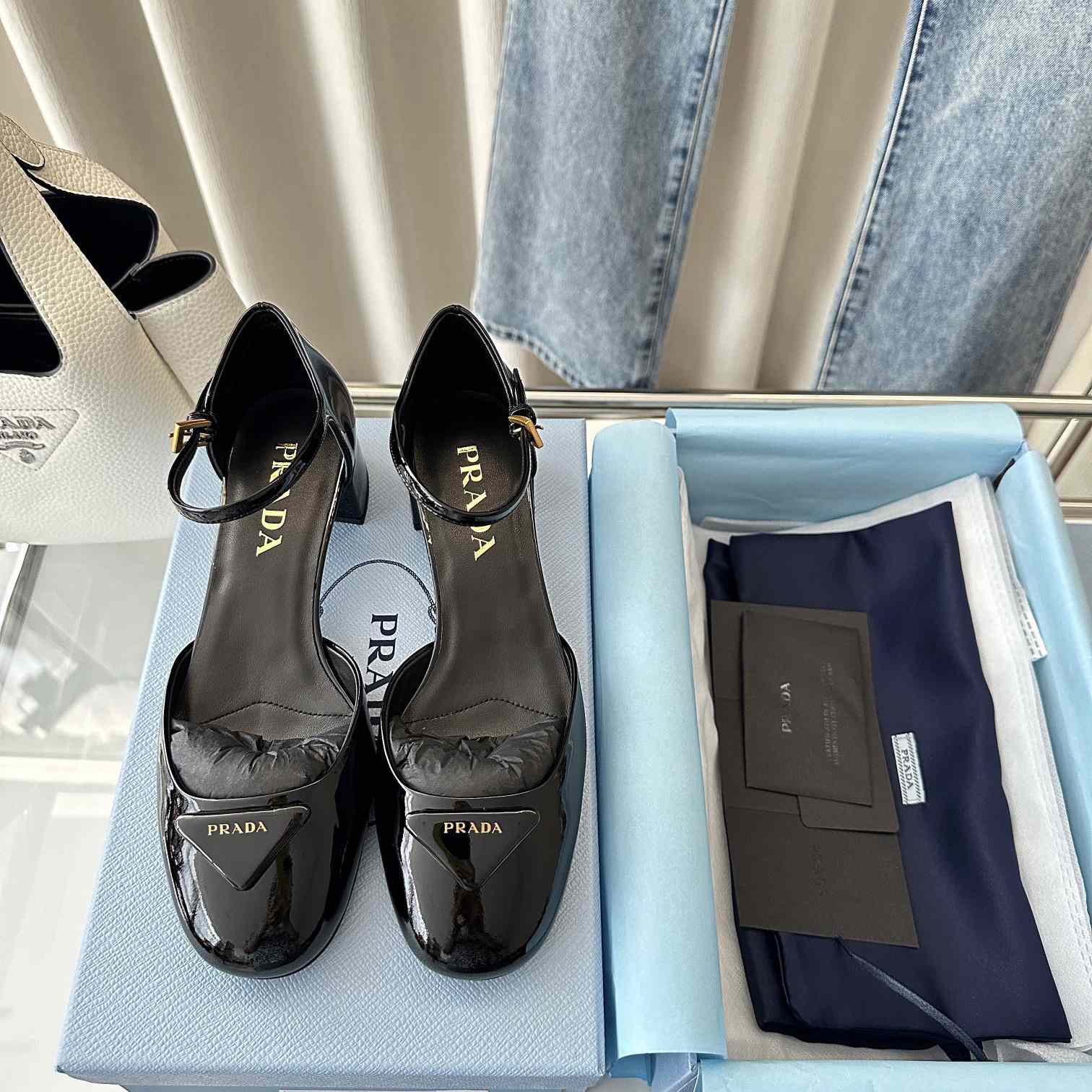 Prada Patent Leather Pumps - FashionPlug