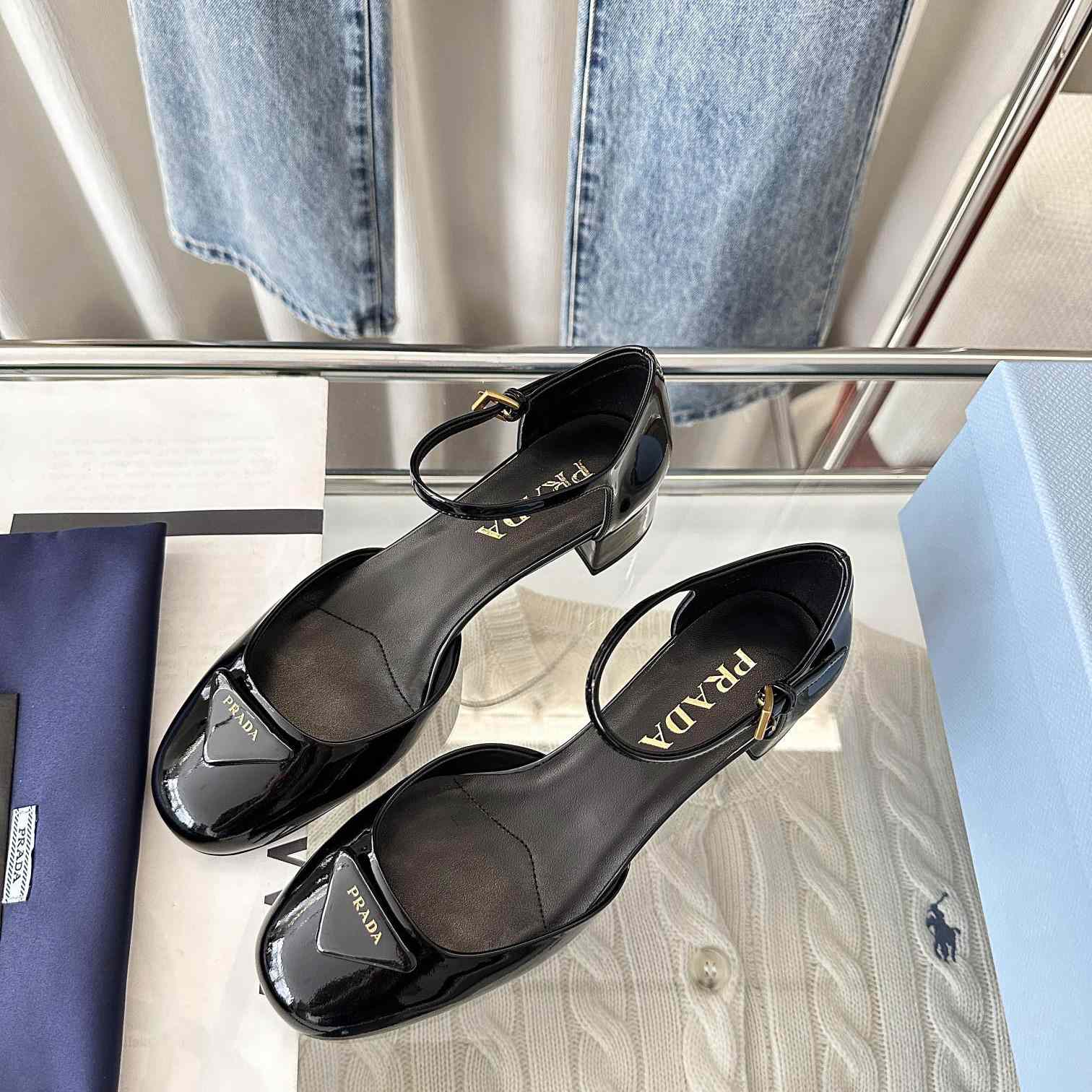 Prada Patent Leather Pumps - FashionPlug