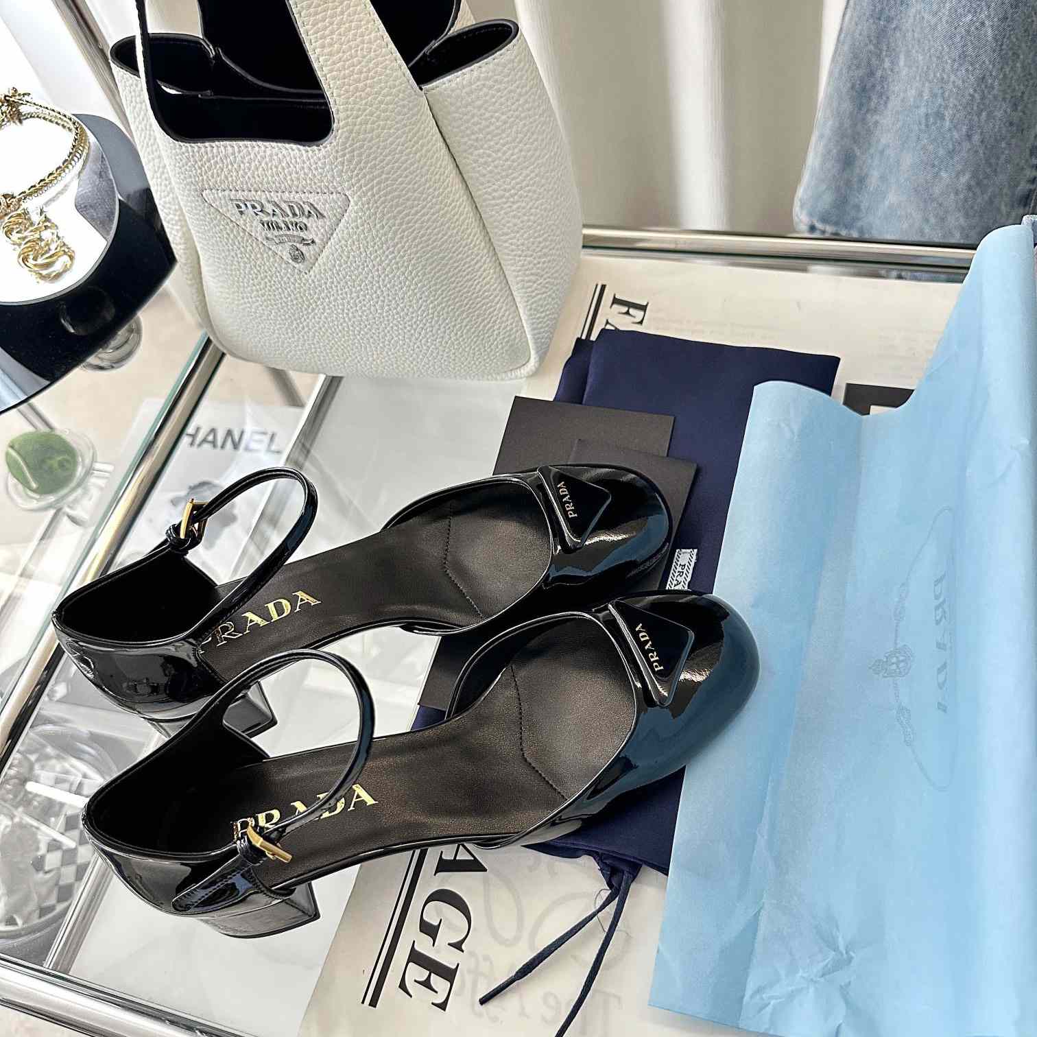 Prada Patent Leather Pumps - FashionPlug