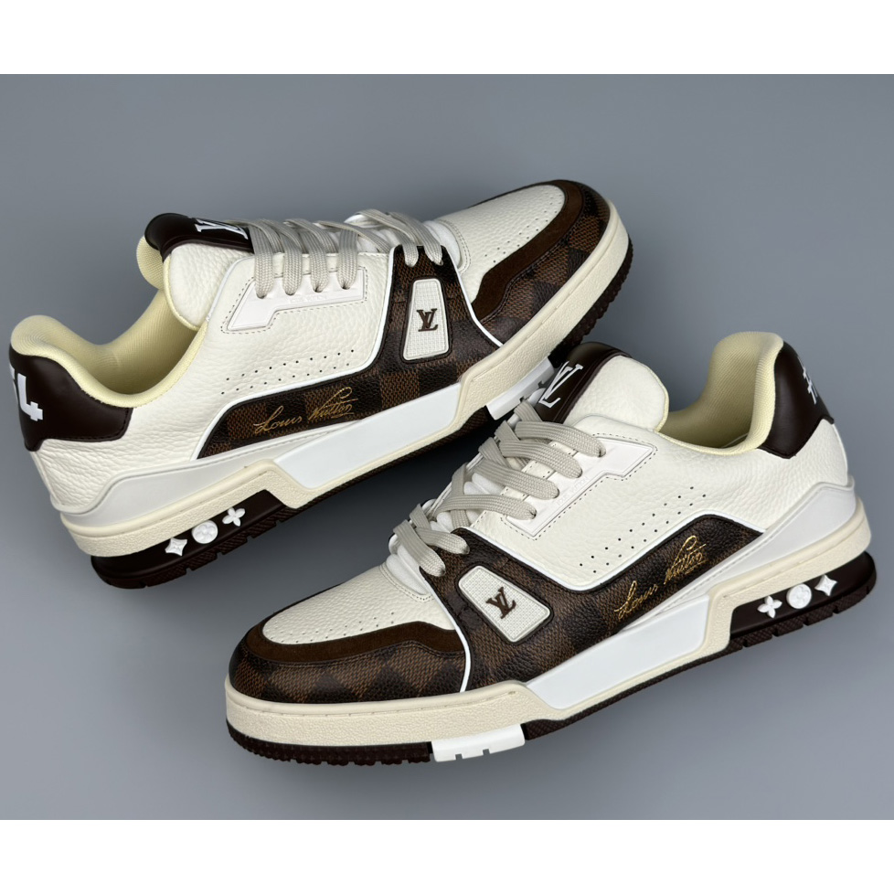 Louis Vuitton LV Trainer Sneaker   - FashionPlug