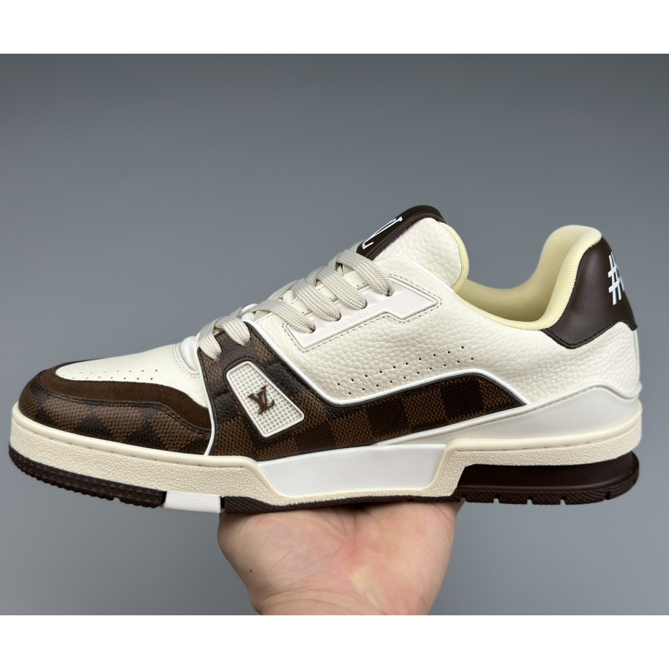 Louis Vuitton LV Trainer Sneaker   - FashionPlug
