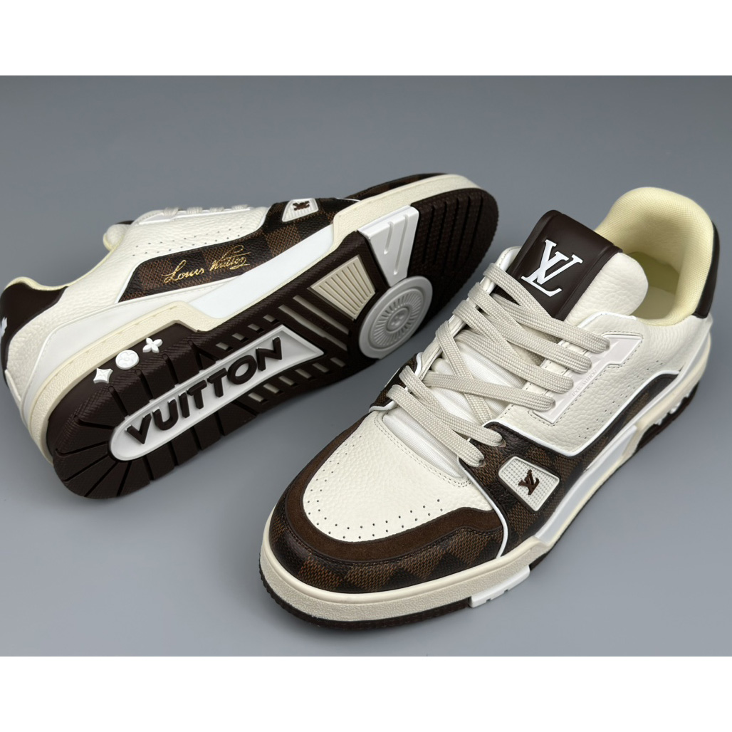 Louis Vuitton LV Trainer Sneaker   - FashionPlug