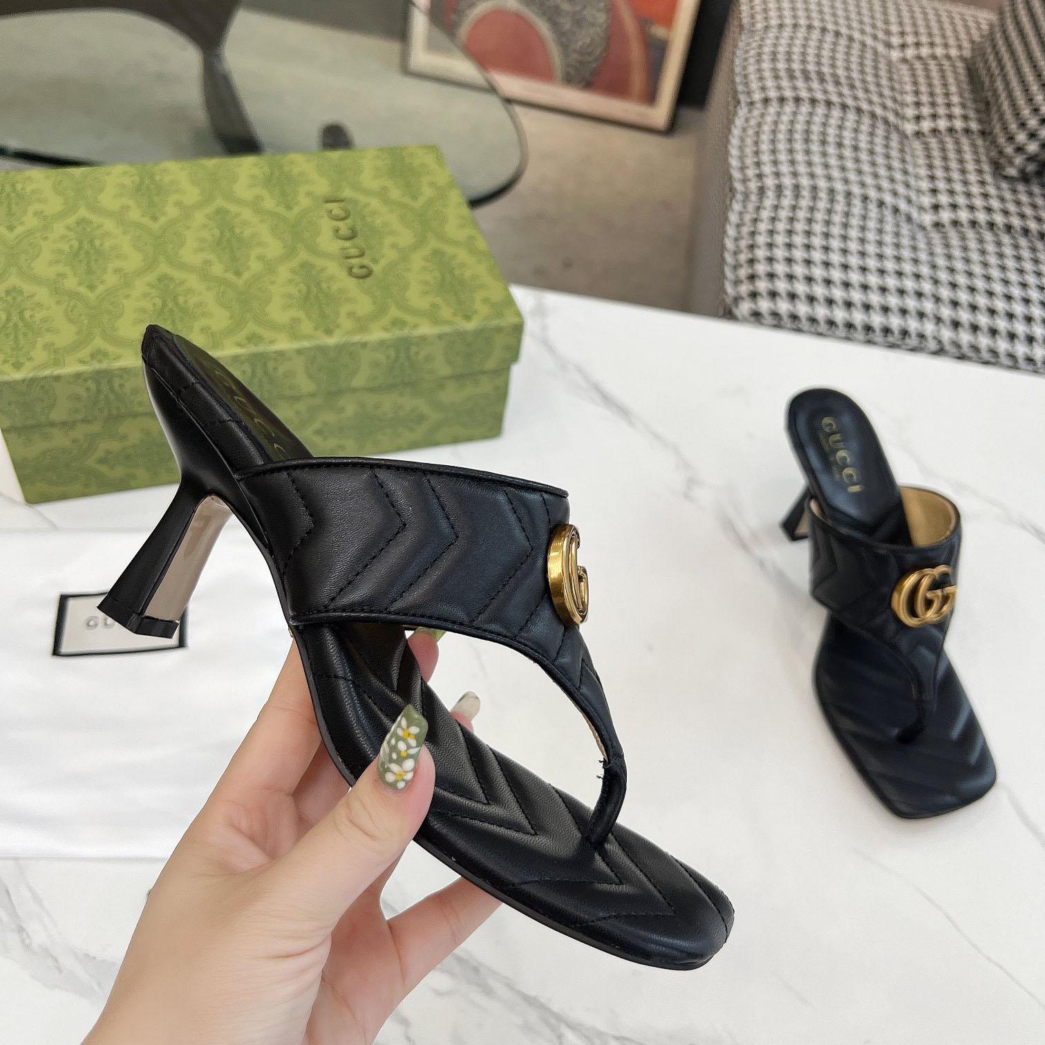 Gucci Women's Double G thong sandal - FashionPlug