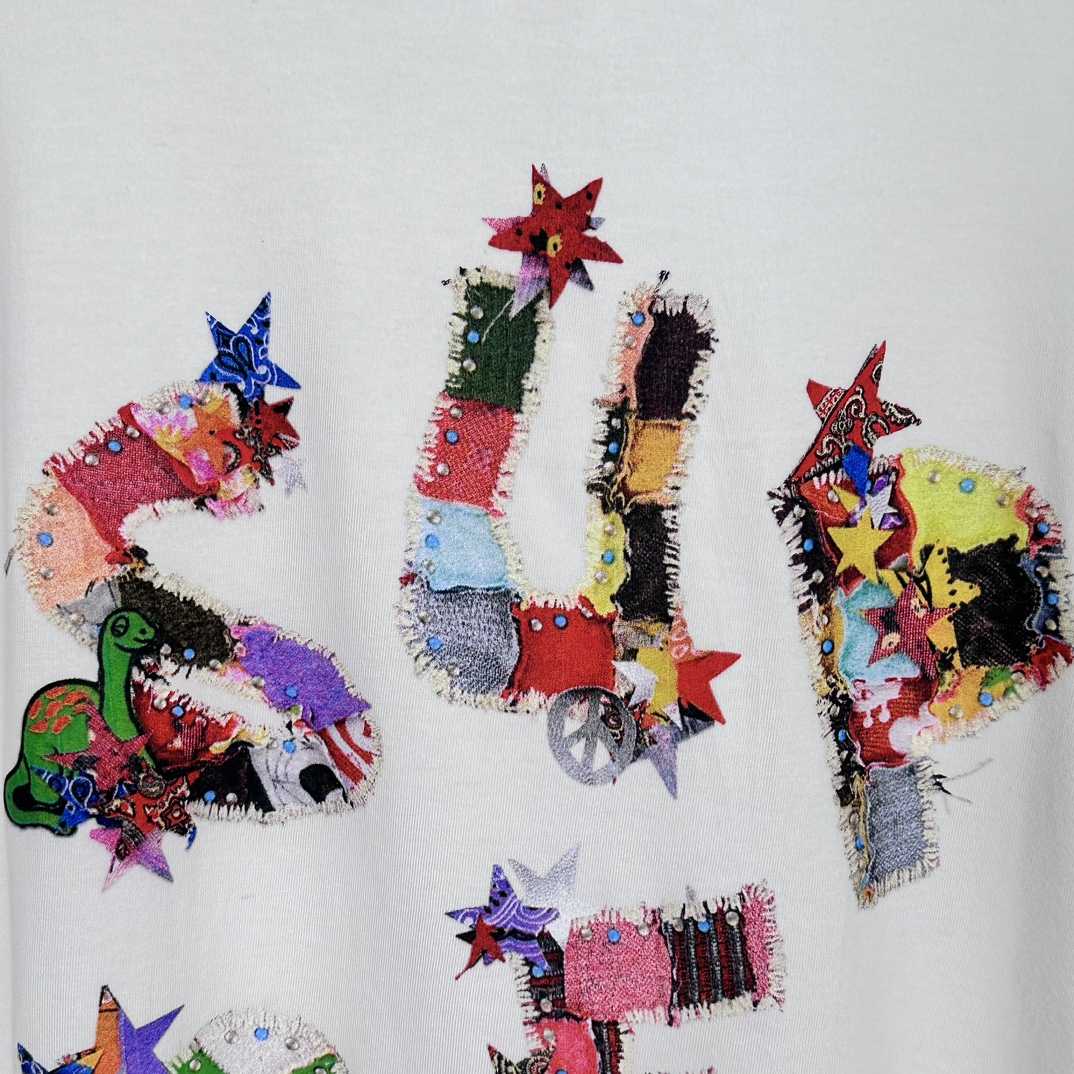 Supreme Patchwork Tee - FashionPlug