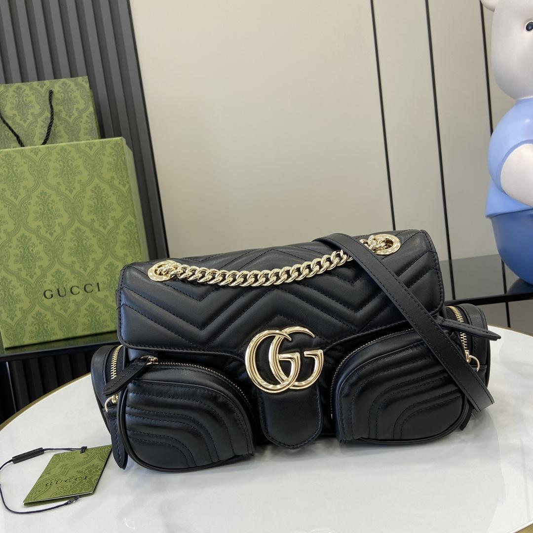 Gucci GG Marmont Small Multi-pocket Bag - FashionPlug