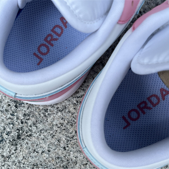 Jordan Air Jordan 1 LOW “White/Pink Foam/Glacier Blue  Sneaker    HM3706-141 - FashionPlug