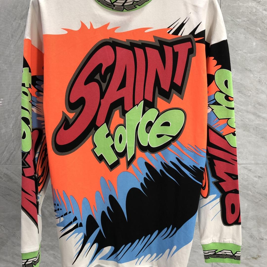 Saint Michael Saint Racing LS Tee - FashionPlug