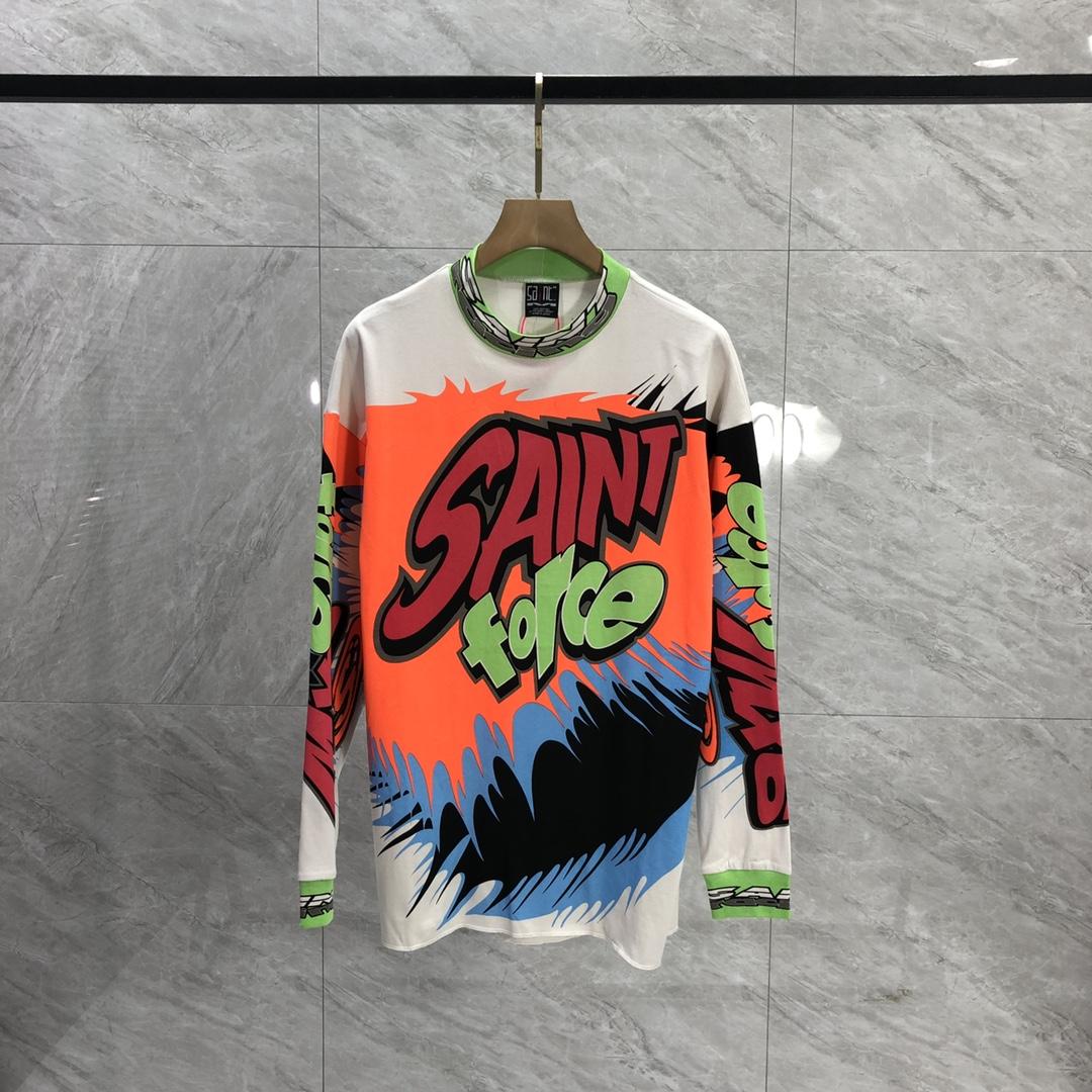 Saint Michael Saint Racing LS Tee - FashionPlug
