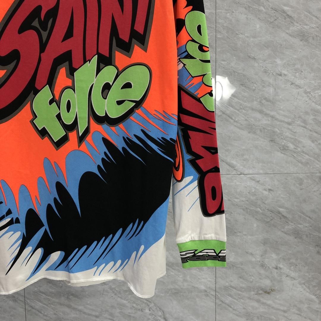 Saint Michael Saint Racing LS Tee - FashionPlug