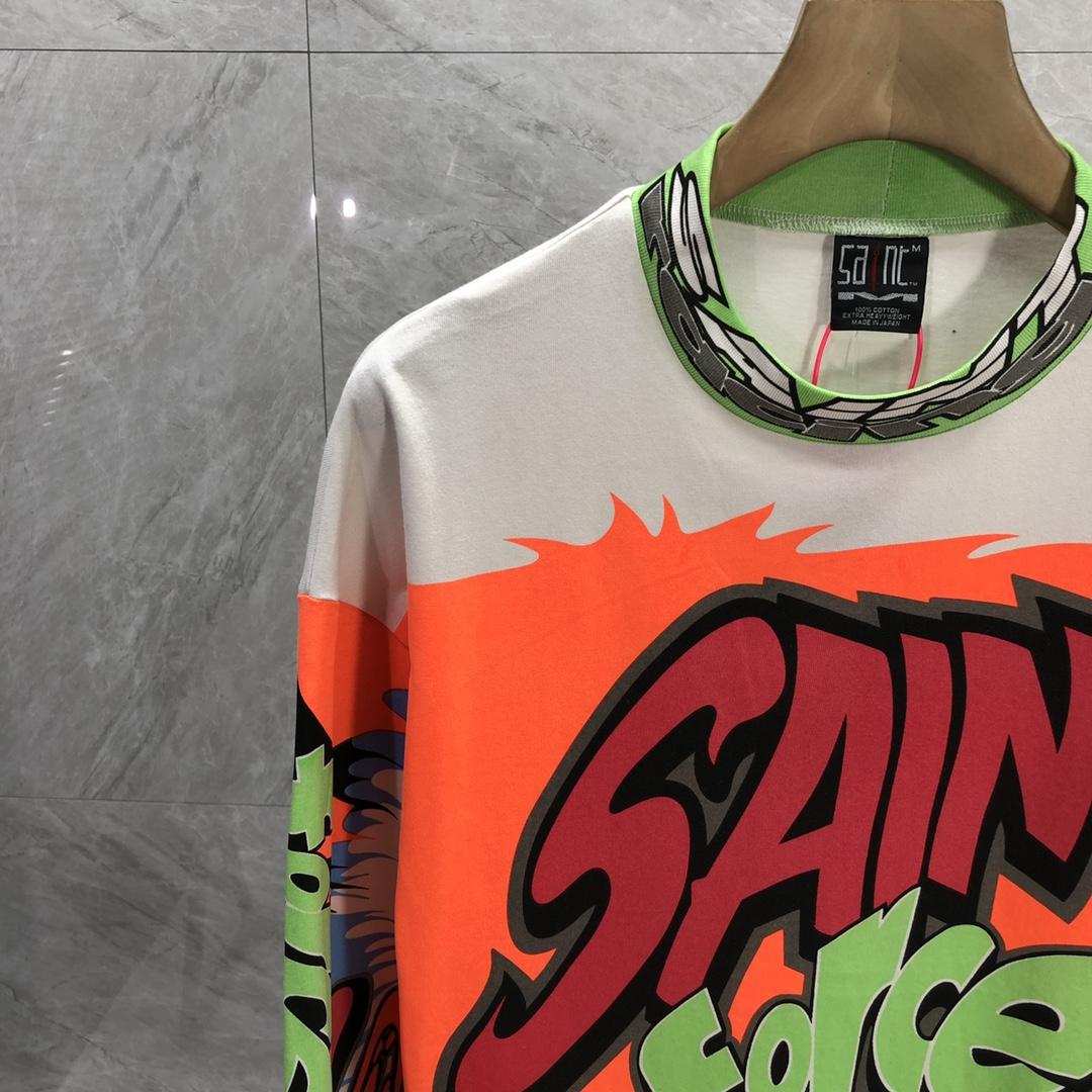 Saint Michael Saint Racing LS Tee - FashionPlug