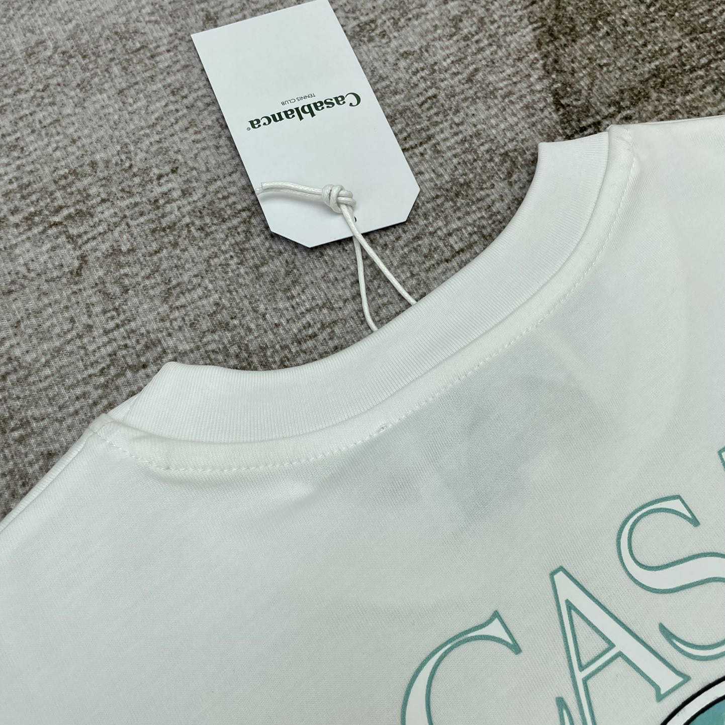 Casablanca Tennis Pastelle Printed T-Shirt   C870 - FashionPlug