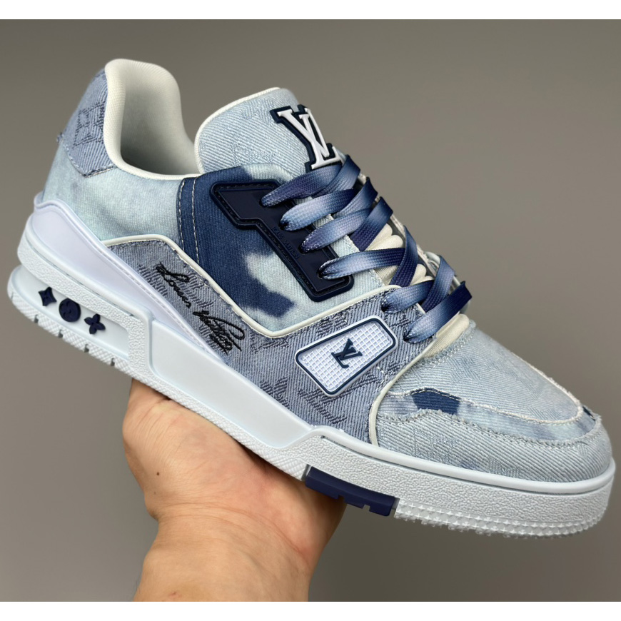 Louis Vuitton LV Trainer Sneaker   - FashionPlug