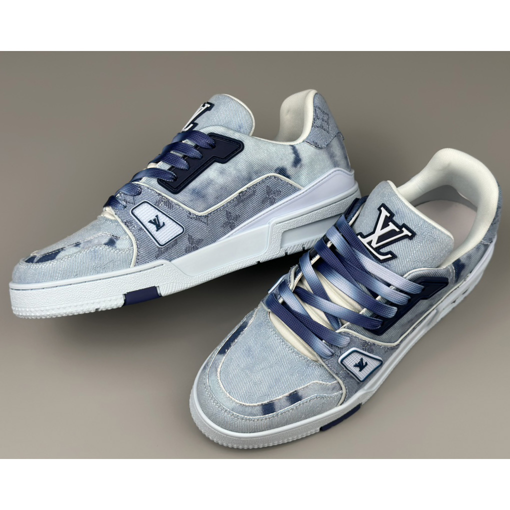 Louis Vuitton LV Trainer Sneaker   - FashionPlug