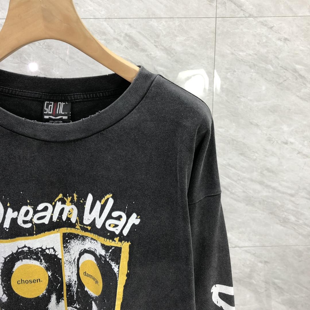 Saint Michael Dream War LS T-Shirt - FashionPlug
