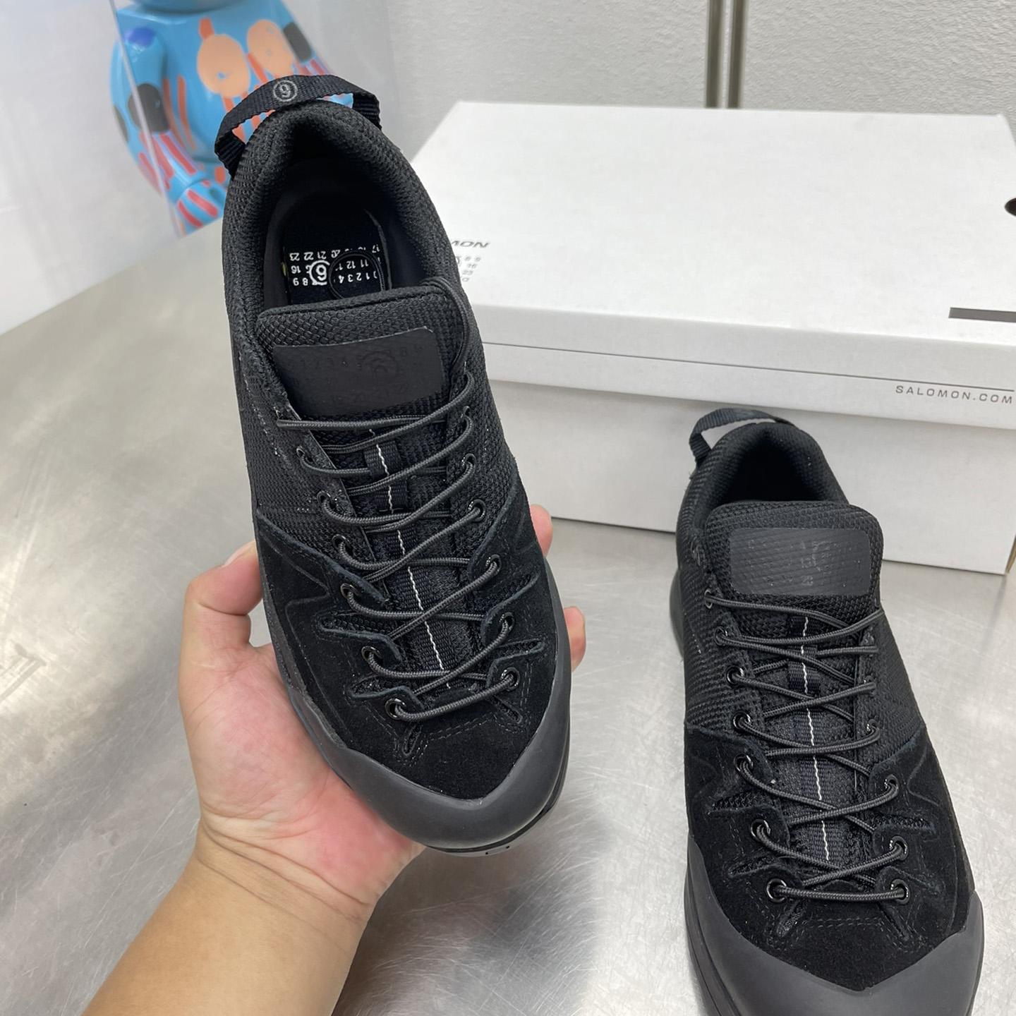 Maison Margiela Black Salomon Edition X-Alpages Sneakers - FashionPlug