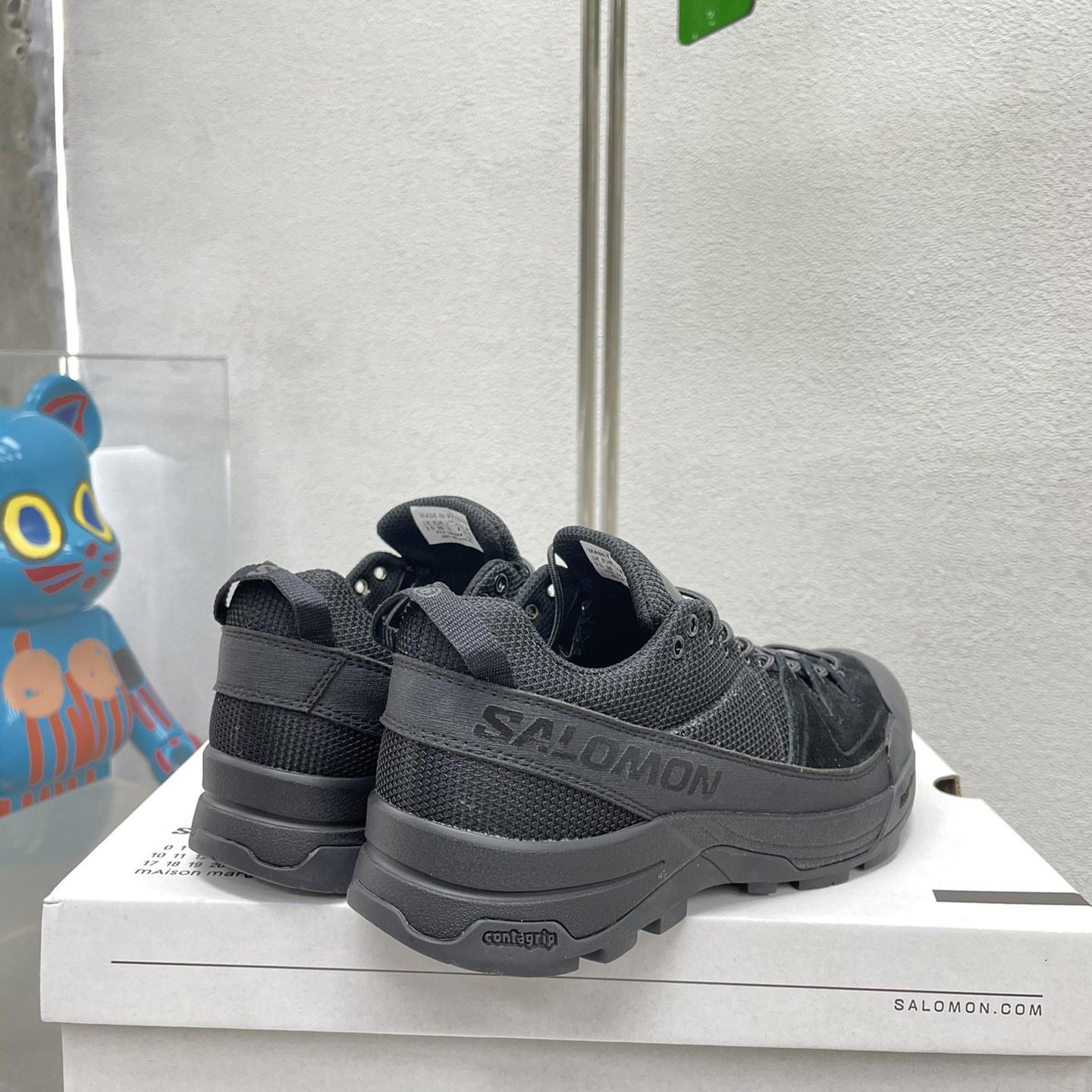 Maison Margiela Black Salomon Edition X-Alpages Sneakers - FashionPlug