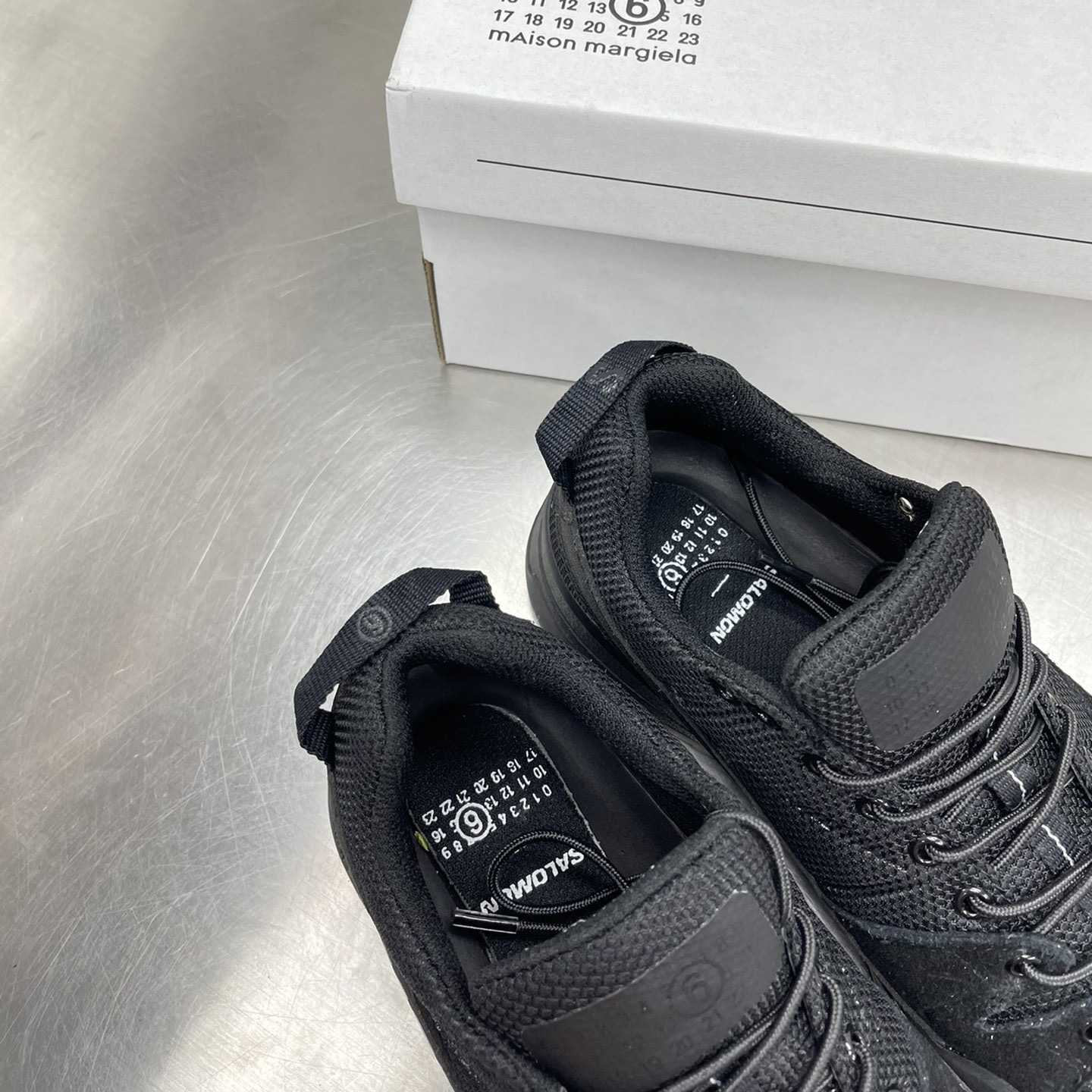 Maison Margiela Black Salomon Edition X-Alpages Sneakers - FashionPlug