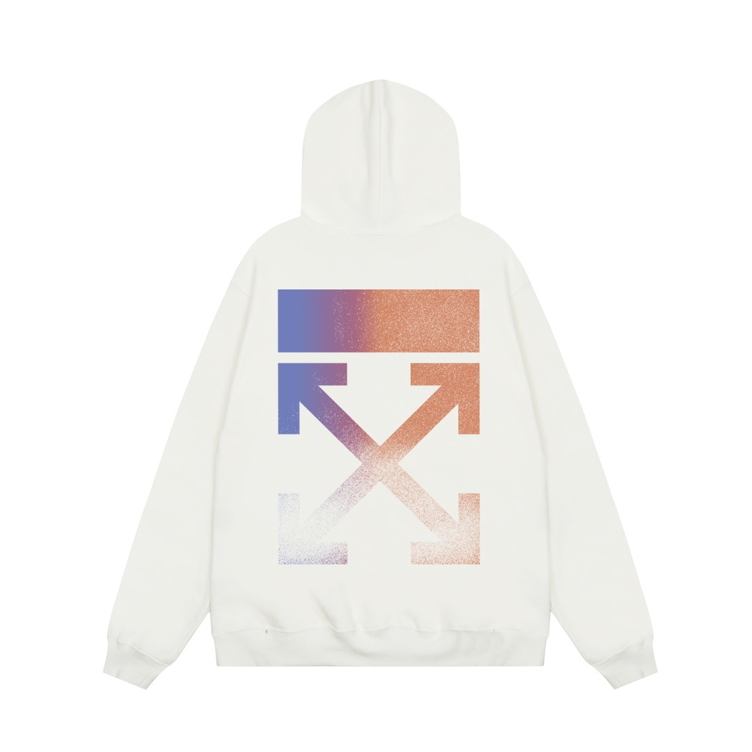 Off-White Gradient Arrows Hoodie - FashionPlug