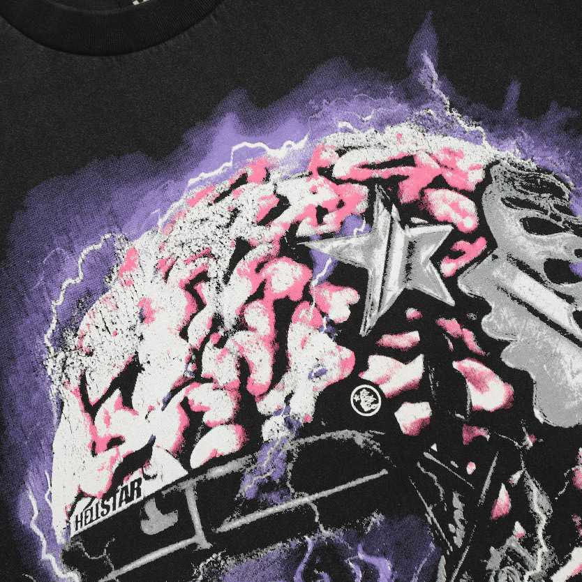 Hellstar Helmet Short Sleeve Tee - FashionPlug